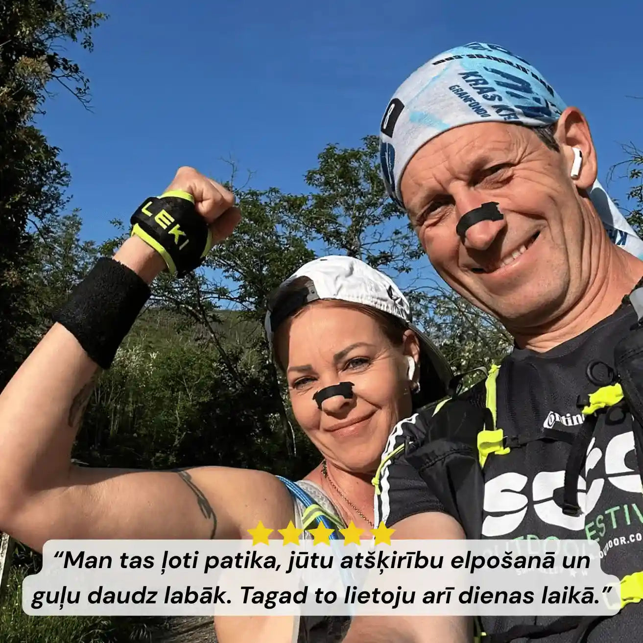 Stripz pret krākšanu komplekts mierīgam miegam