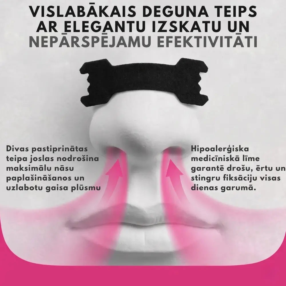 Stripz™ pret krākšanu komplekts mierīgam miegam