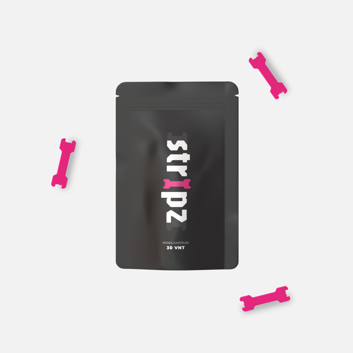 Deguna teips STRIPZ - Rozā - Miegui ir sportui - STRIPZ