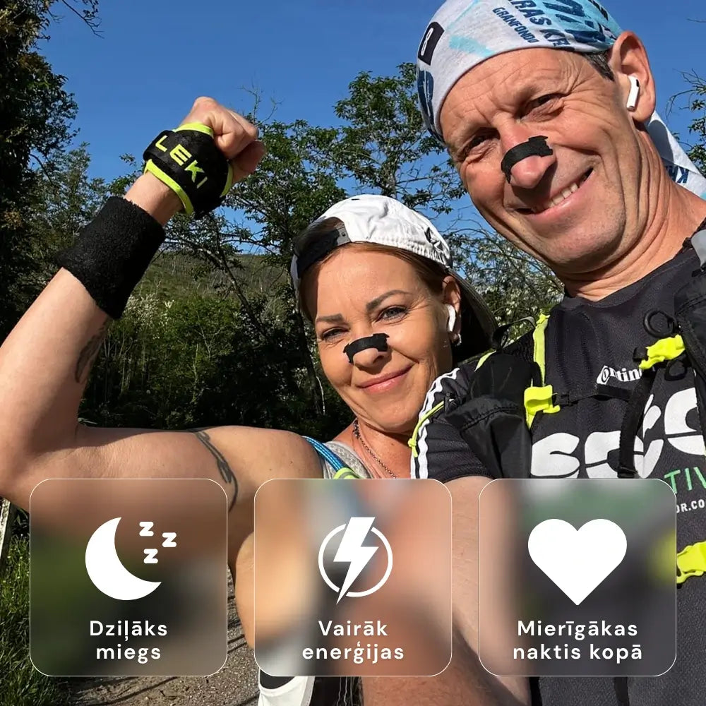 Stripz™ pret krākšanu komplekts mierīgam miegam