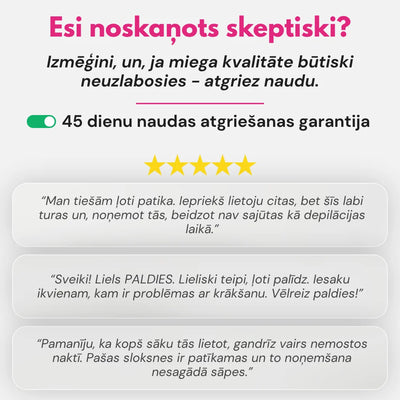 STRIPZ Pilnvērtīga Miega Komplekts