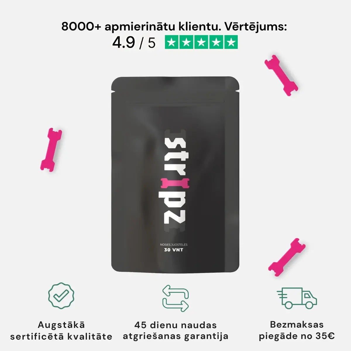 STRIPZ™ deguna teipi