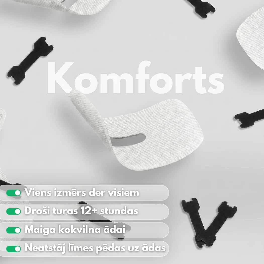 Stripz™ pret krākšanu komplekts mierīgam miegam